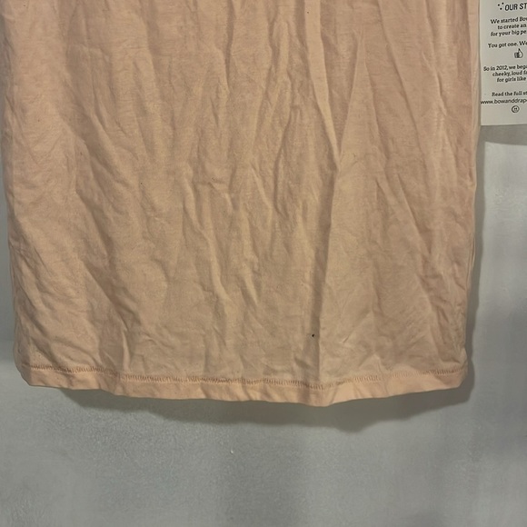 Bow and drape cute peachy top - Picture 4 of 8